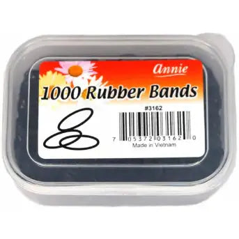 Rubber Bands Black - 1000 Count