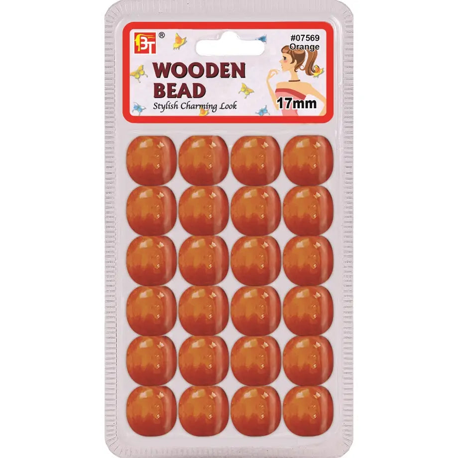 Wooden Bead (Orange)